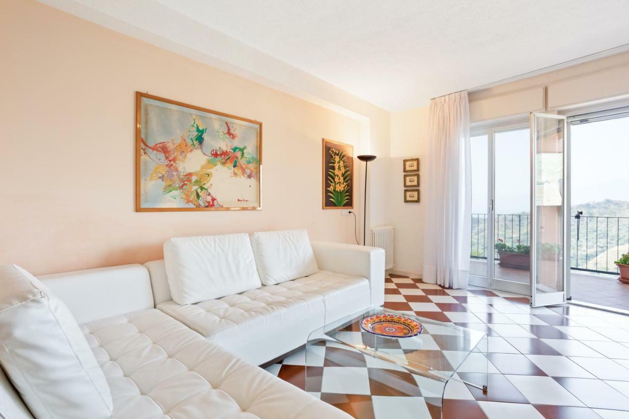 Taormina Apartment With Panoramic View מראה חיצוני תמונה